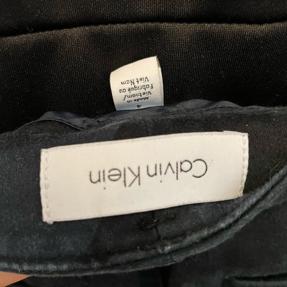 Calvin Klein - Blue Camo - Ankle Length Dress Pants. - Picture 4 of 5